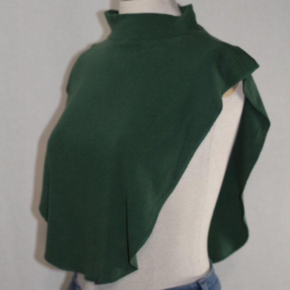 Laura Garyle Green Cotton Crop Top - Picture 7 of 11